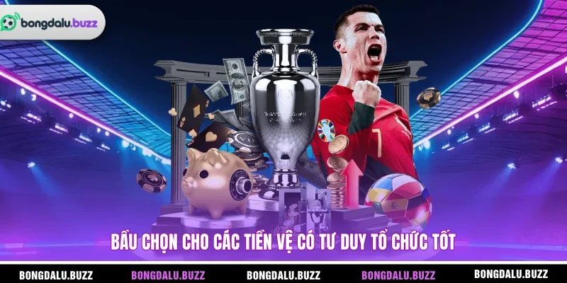 Bầu chọn cho các tiền vệ có tư duy tổ chức tốt